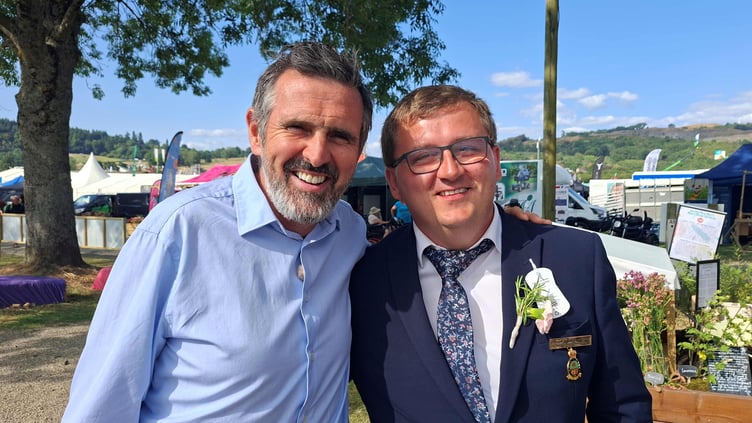 A Welsh TV gardener said it was a dream come true to work alongside his “horticultural hero”, BBC Gardeners’ World star Adam Frost.