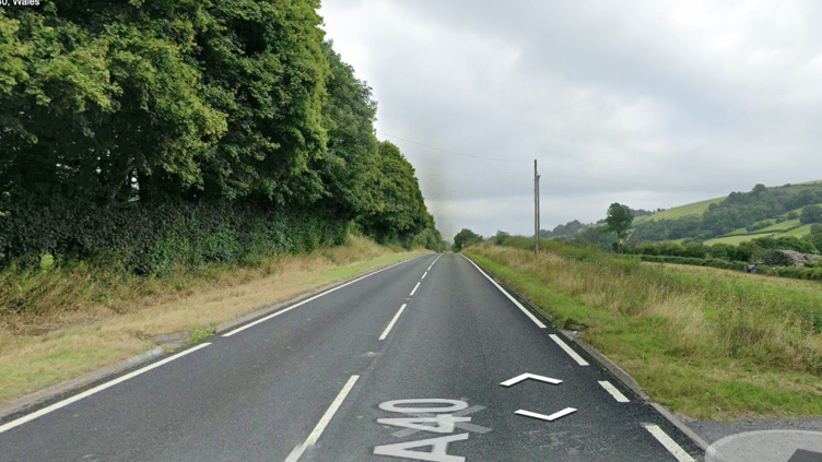 A40 between Sennybridge and Halfway.