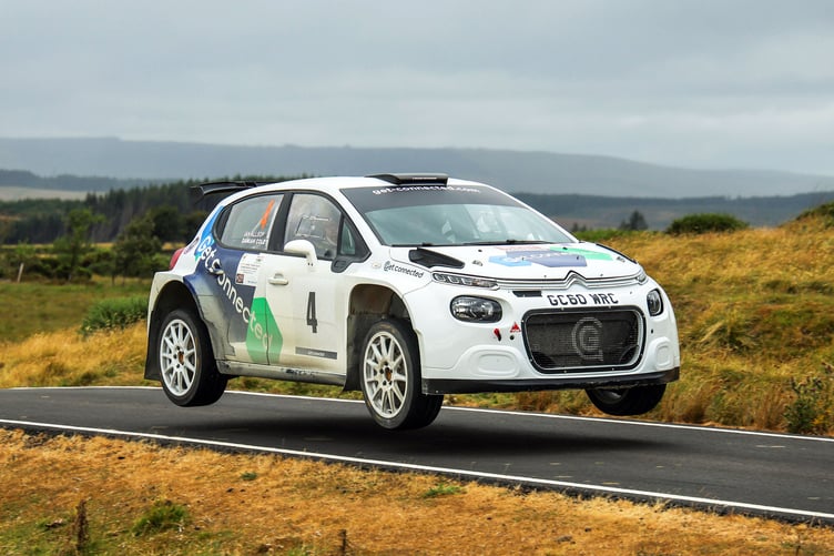 Damian Cole and Ian Allsop guided their Citroen C3 Rally2 to an eighth-place finish