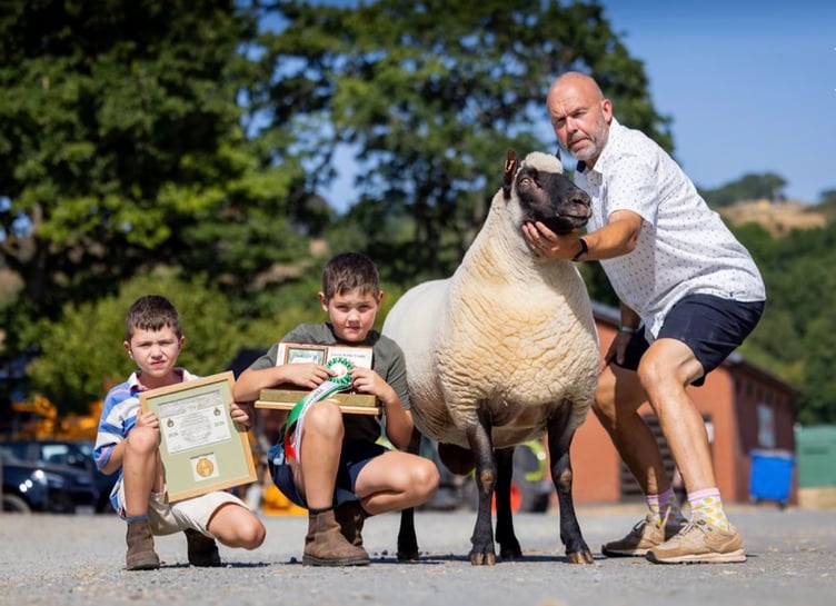 Eckley family at Royal Welsh Show