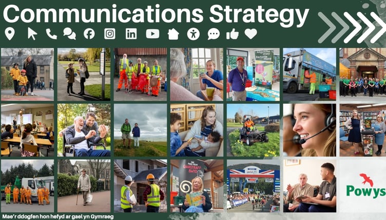 The Liberal Democrat/Labour cabinet has rubber-stamped the new Powys council communications strategy