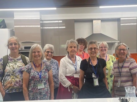 Some of the kitchen team at Henderson Hall