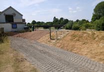 Glasbury flood defence wall repairs completed