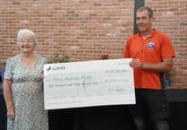 Floral society supports mountain rescue team