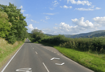 A-road outside Brecon currently closed due to collision