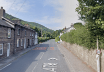 Cwmdu road currently closed due to a collision