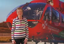 Brecon woman’s final thank you to air ambulance