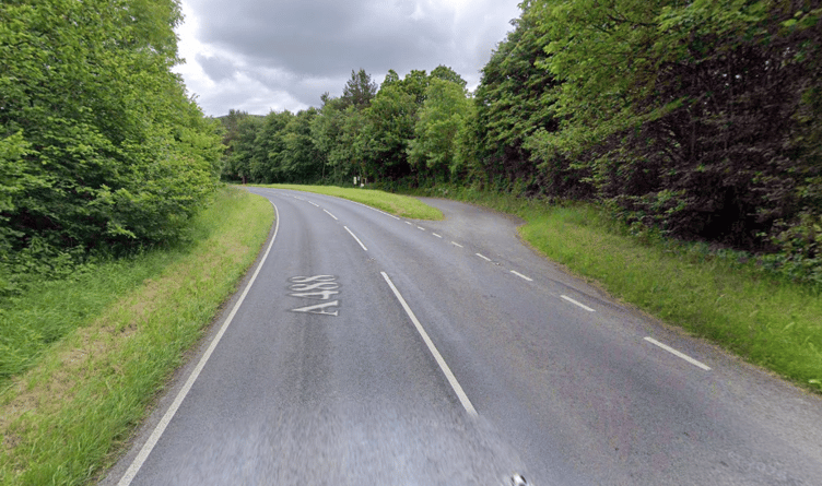 The collision took place on the A488 at Monaughty on Wednesday
