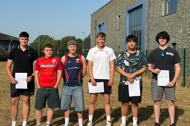 A proud results day for Brecon High School students