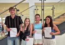 Brecon High School students celebrate A-level results