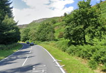 A470 near Rhayader currently closed due to Gwastedyn Hill fire