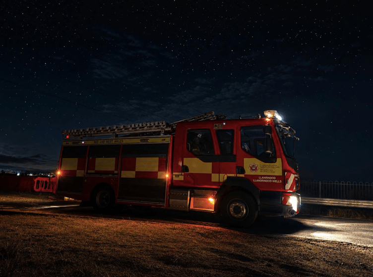 Llandrindod Wells Fire Service.