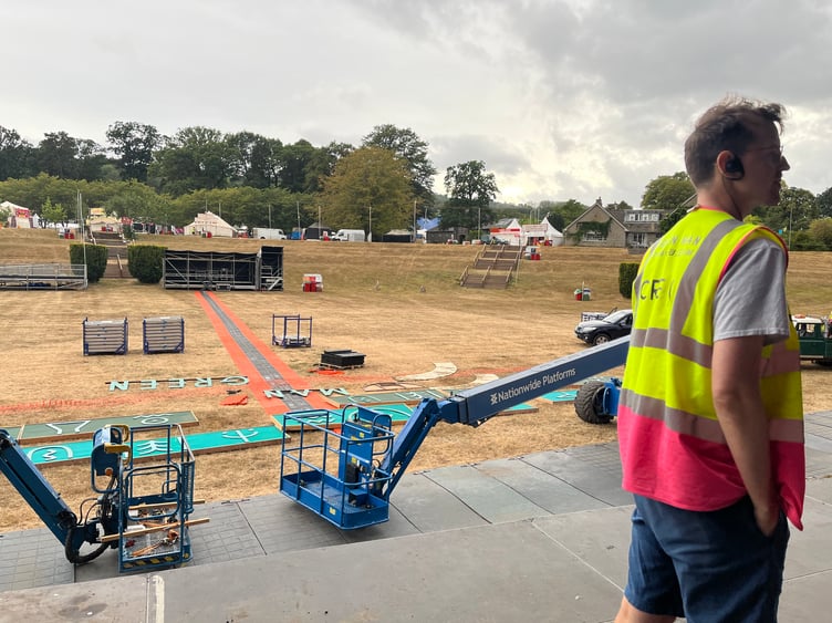Green Man backstage access