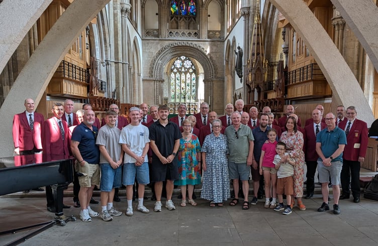 A special celebratory service was held at Llandaff Cathedral for musical director Lynnette Thomas, who celebrated 50 years being part of the choir