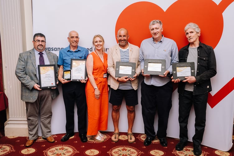 Donors received Special Recognition Awards for their commitment to blood donation