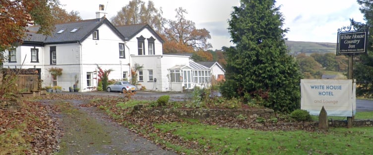 The White House Hotel in Sennybridge, where retrospective plans have been submitted for a beer garden and other changes