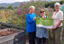 Brecon plot holders celebrate Green Flag Community Award