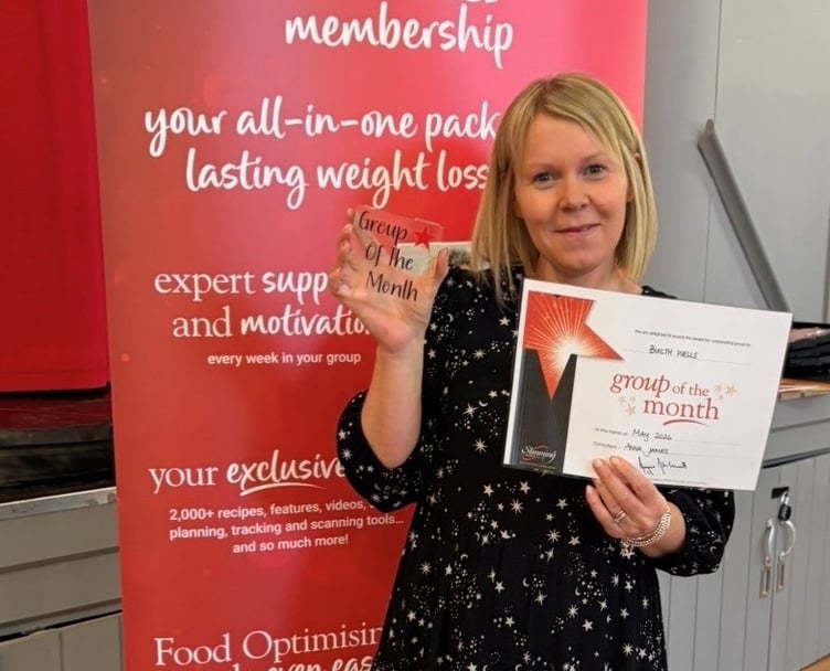 Slimming World consultant Anna James runs groups in Builth Wells