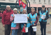 Brecon collection raises £3,000 for Nepal
