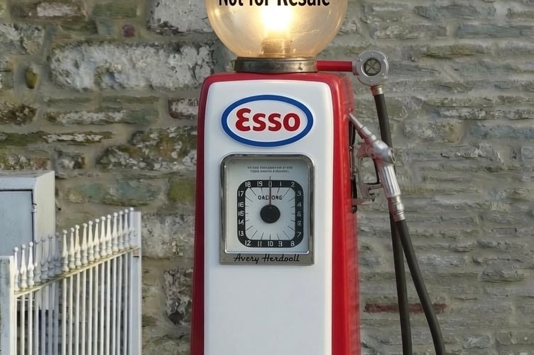 Not for Resale Petrol Pump.
