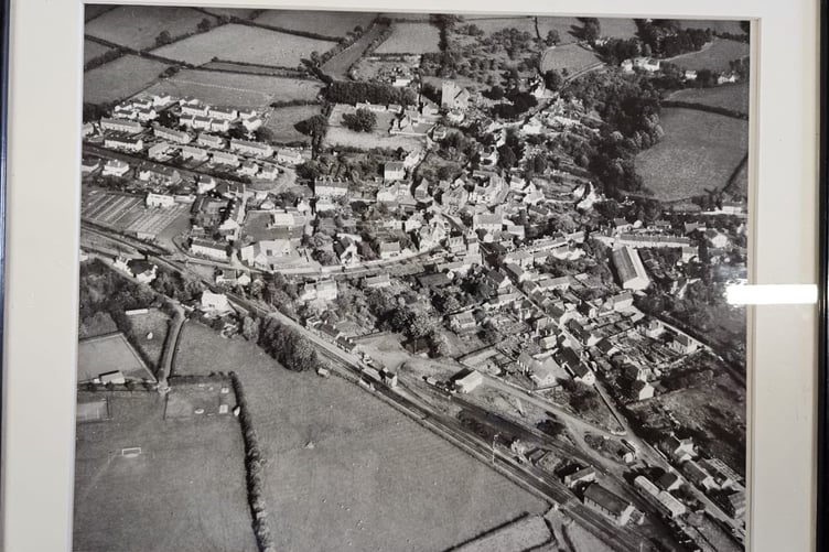 An old map of Talgarth.