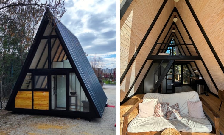 An example of what the proposed holiday cabins could look like