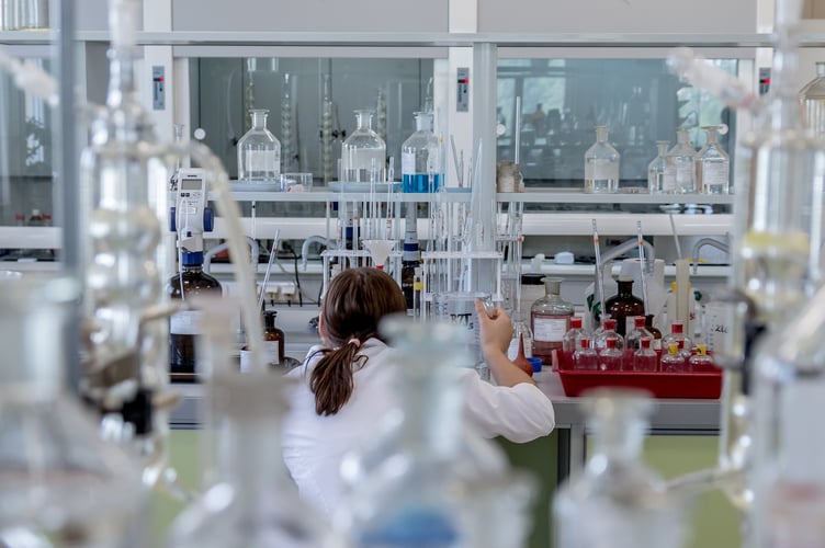 Laboratory Stock image