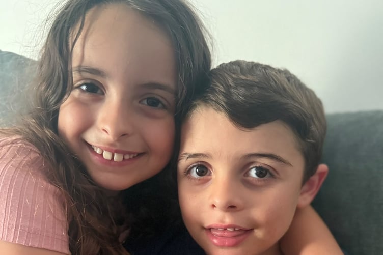 Millie with her brother Freddie