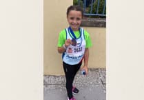 Seven-year-old raises £1,050 in IronKids challenge