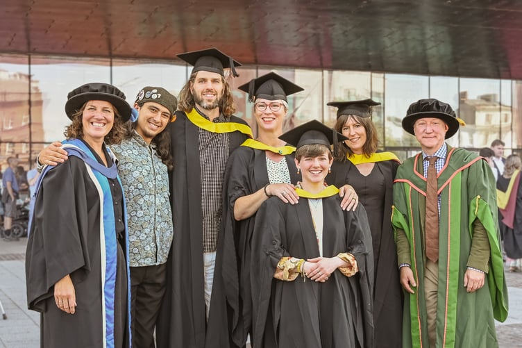 Students Benjamin Baggaley, Charlie James, Emily Weston, Forrest Lawrence, Jane Harris and Sarah Reeves were joined by lecturers Andre Pusey and Rachel Sweetman