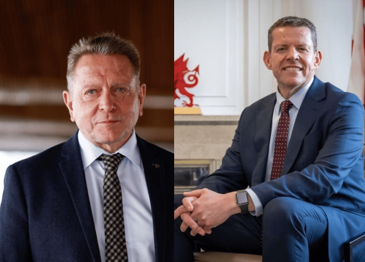 David Mills MS & First Minister Rhun ap Iorwerth