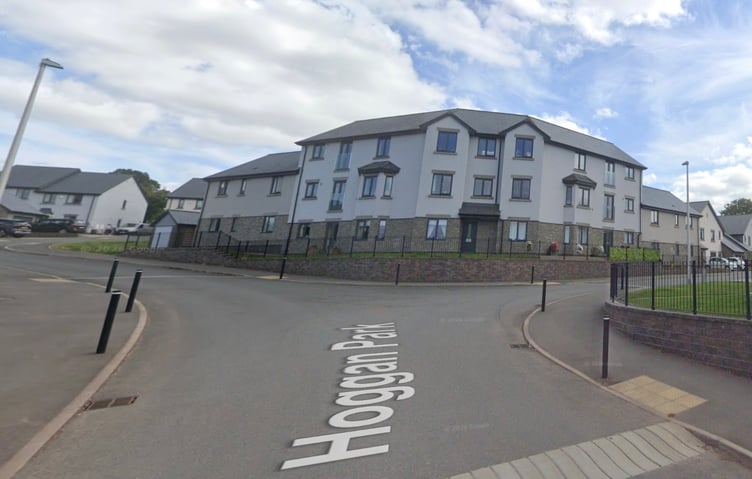 A proposal has been lodged to combine two flats at Hoggan Park in Brecon to create a four-bedroom supported living home