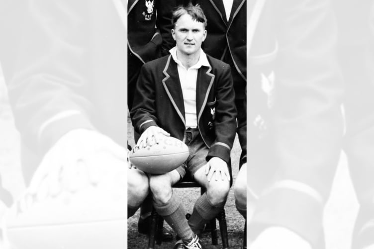 David Gealy, the fly-half who scored five tries in Llandovery College’s 31-5 win in the 1956 fixture