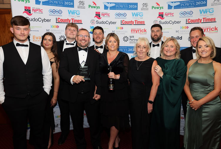 Powys Business Awards 2026.
Micro Business Award winner, Mains Gas Ltd.
Picture by Phil Blagg Photography.
PB182-2026