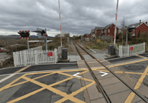 Llandrindod Road currently closed due to out of use railway crossing