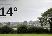 Rain on the way for Brecon today - here's your Wednesday forecast