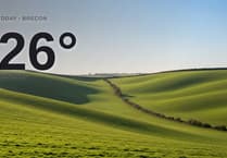 Sunny skies for Brecon today - here's what to expect