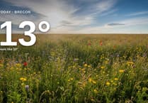 Partly cloudy skies for Brecon today - here's your Friday forecast