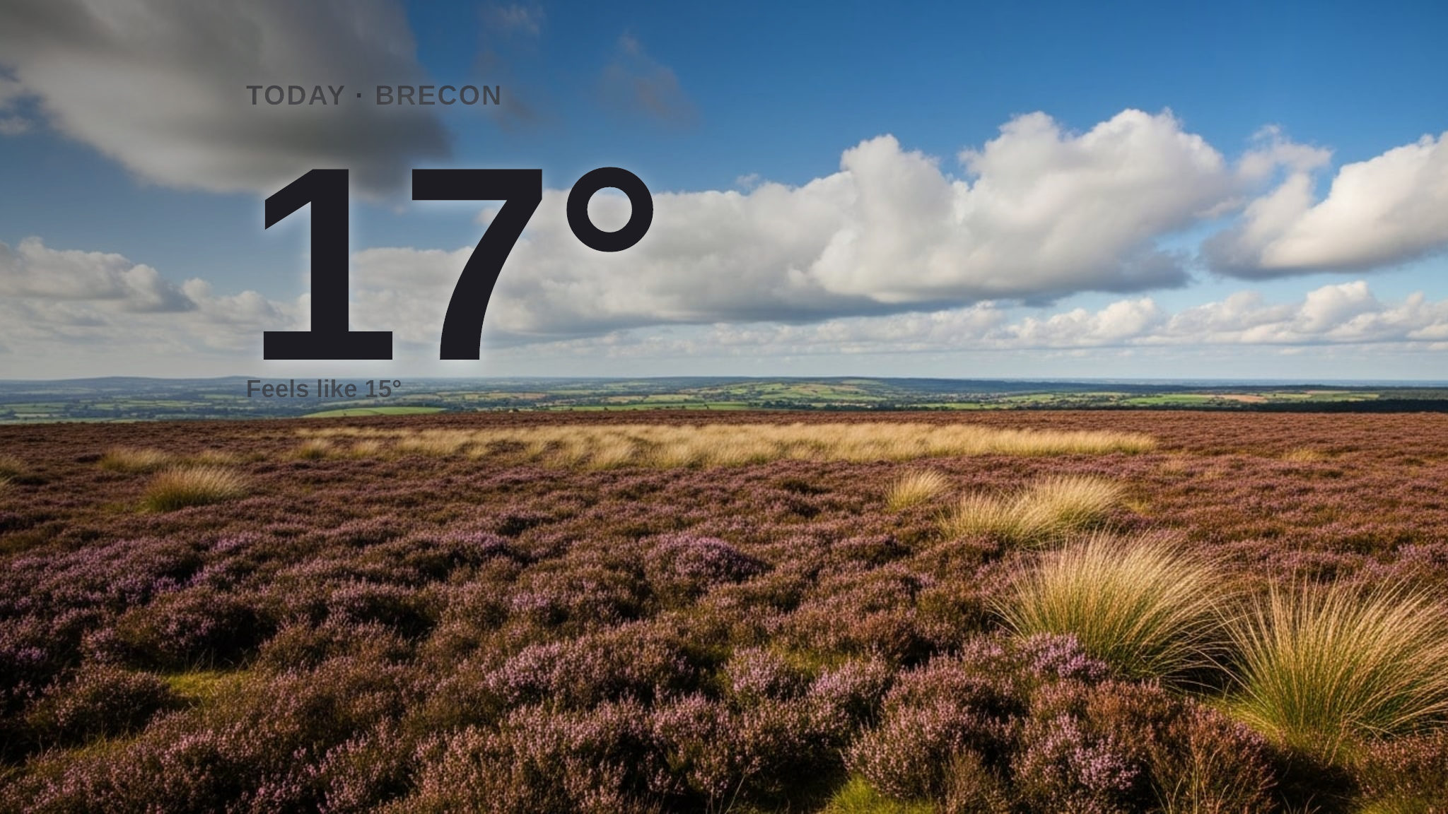 Rain expected for Brecon today - here's your Thursday forecast