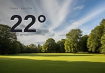 Sunshine and warmth for Brecon today - here's what to expect